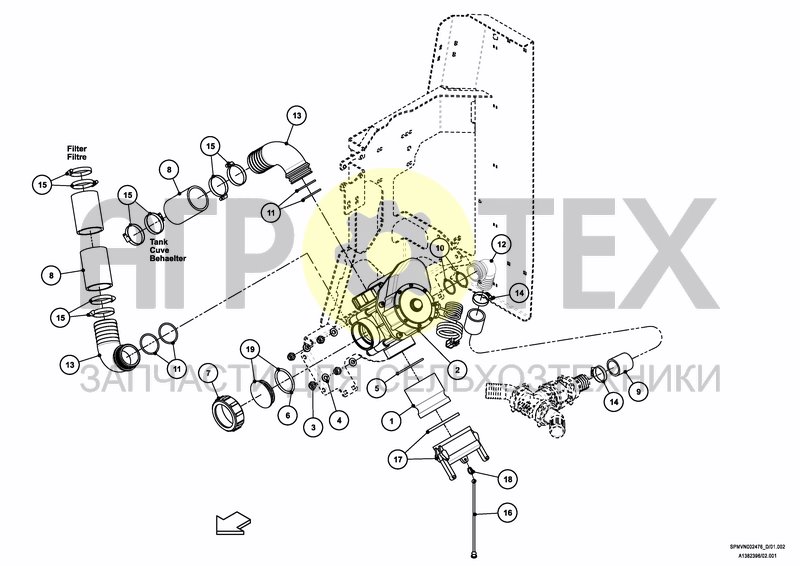 Чертеж VALVESET 200/250 L iXclean Pro