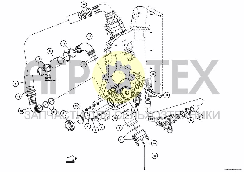 Чертеж VALVESET 2*200/250 L, CONNECTED iXclean Pro