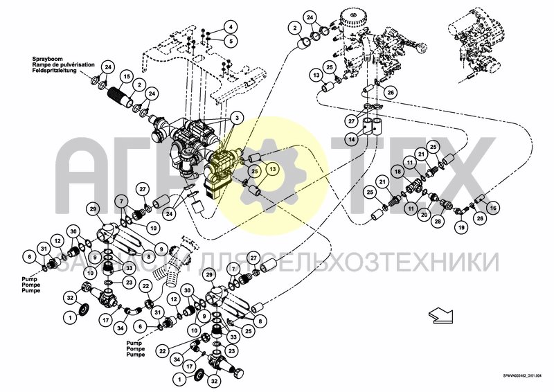 Чертеж VALVESET 2*200/250 L, CONNECTED iXclean Comfort