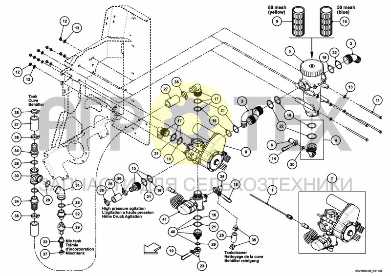 Чертеж VALVESET 2*200/250 L, CONNECTED iXclean Pro