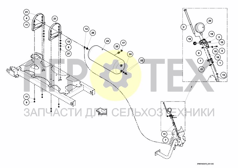 Чертеж IXFLOW AIR AIR TANK