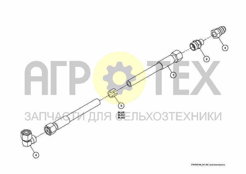 Чертеж OIL CIRCUIT LOAD SENSING 18---24m [2PF]