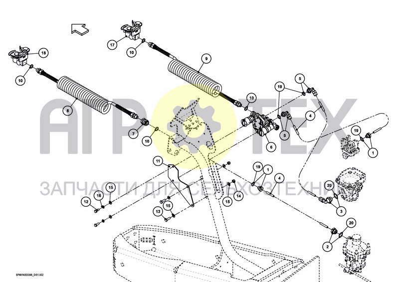 Чертеж AIR BRAKE ALB