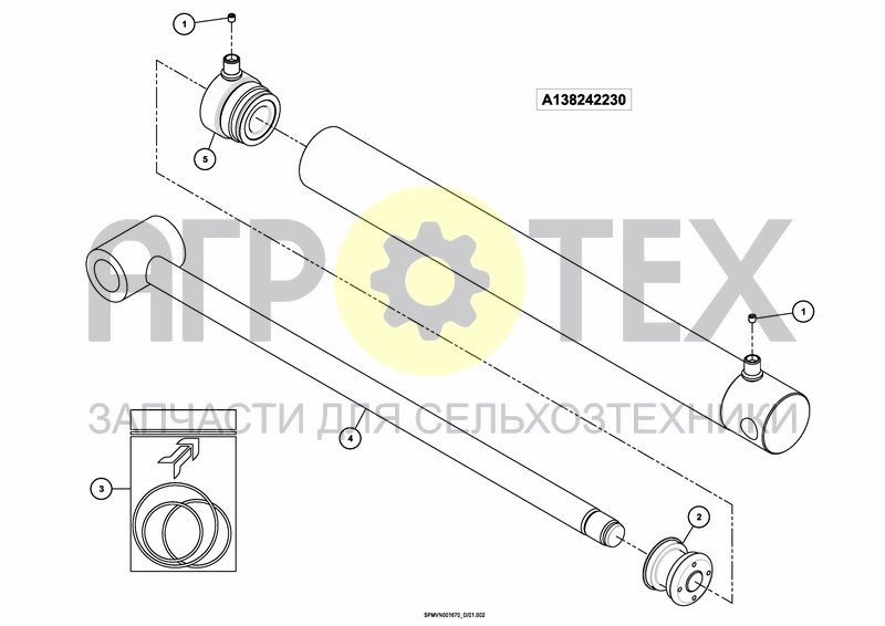 Чертеж MIDDLESECTION HOSA 12M