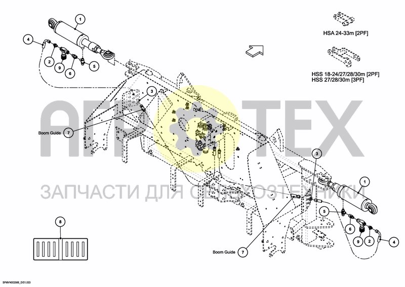 Чертеж HYDRAULICS COMFORT 3 18---24m [2PF]