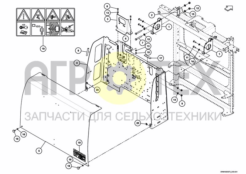 Чертеж CONTROL BOX 18---21M