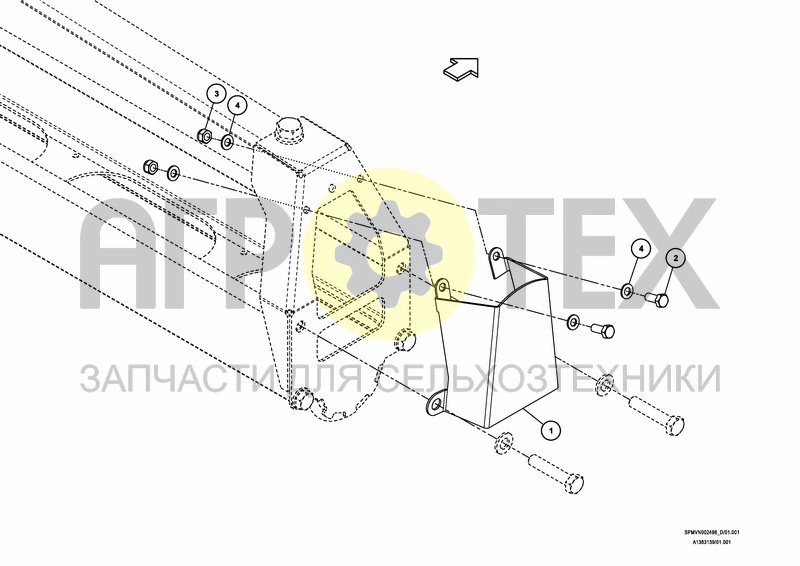 Чертеж NOZZLE PROTECTION HSA