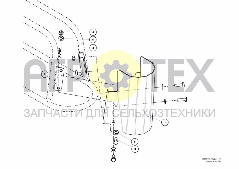 Чертеж IXFLOW+IXSPRAY NOZZLE PROTECTION