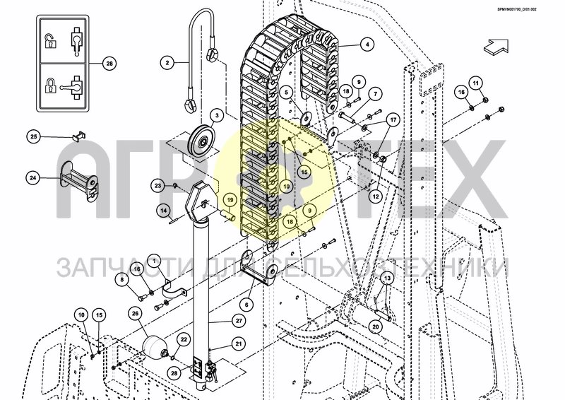 Чертеж LIFTFRAME HC 18---21M