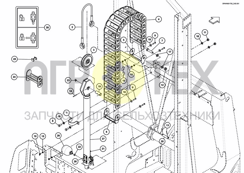 Чертеж LIFTFRAME HC 18---21M