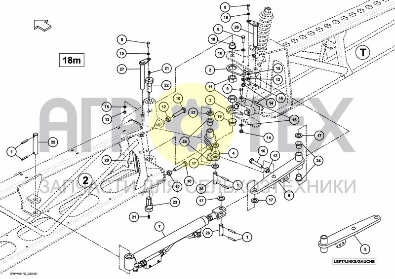 Чертеж SPRAYBOOM HC 18M