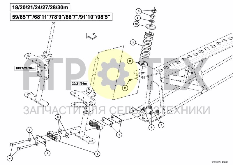 Чертеж SPRAYBOOM HC 18---21M