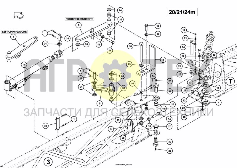 Чертеж SPRAYBOOM HC 24M