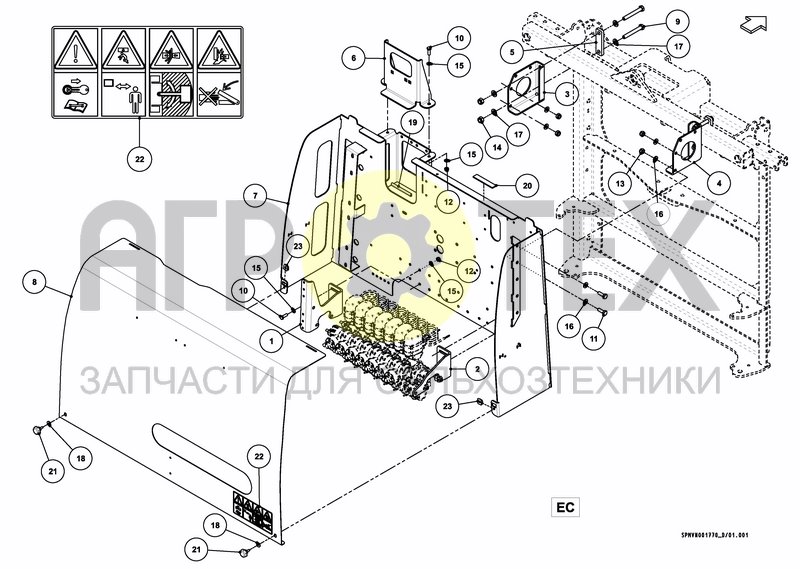 Чертеж CONTROL BOX 18---21M