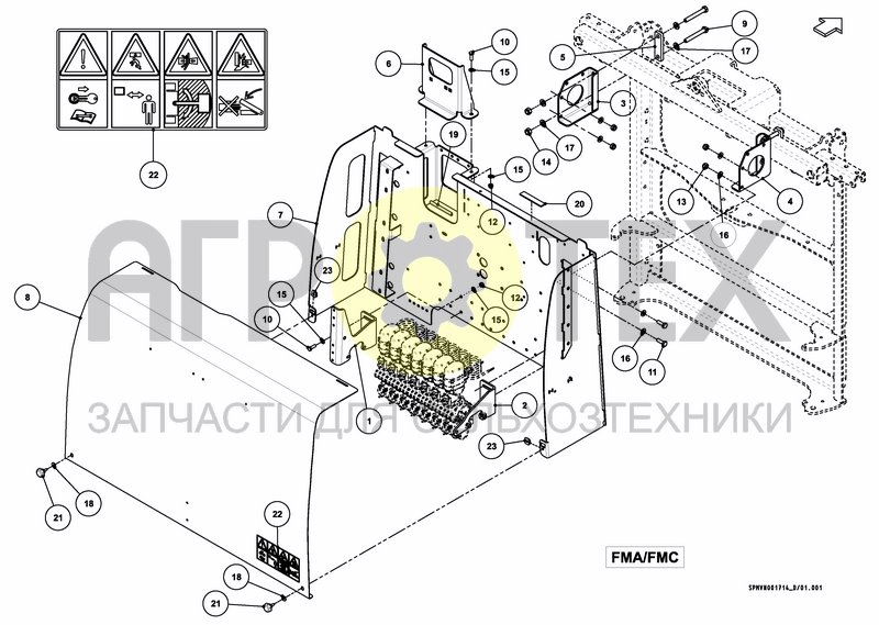 Чертеж CONTROL BOX 18---21M