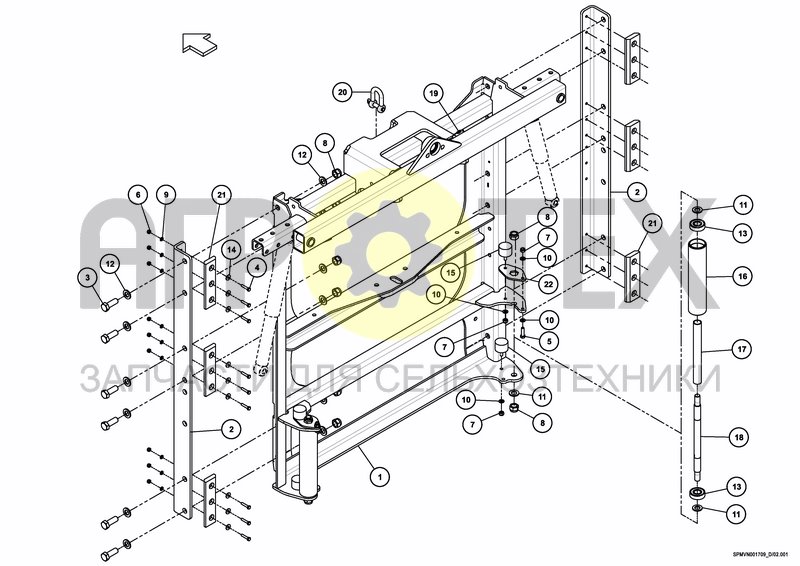 Чертеж LIFTFRAME HC 18---21M