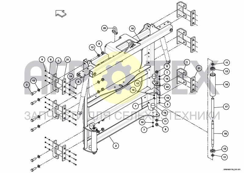 Чертеж LIFTFRAME HC 18---21M