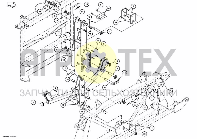 Чертеж MIDDLESECTION HC 18---21M