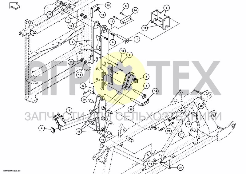 Чертеж MIDDLESECTION HC 18---21M