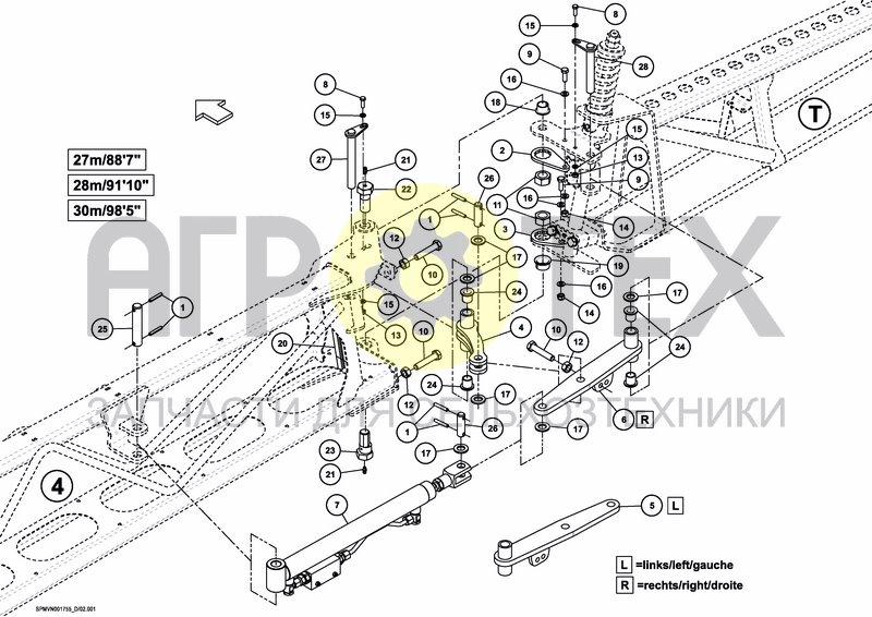 Чертеж SPRAYBOOM HC 27---30M