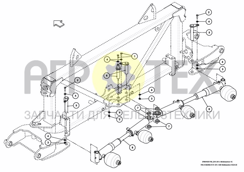 Чертеж MIDDLESECTION HC 24---30M