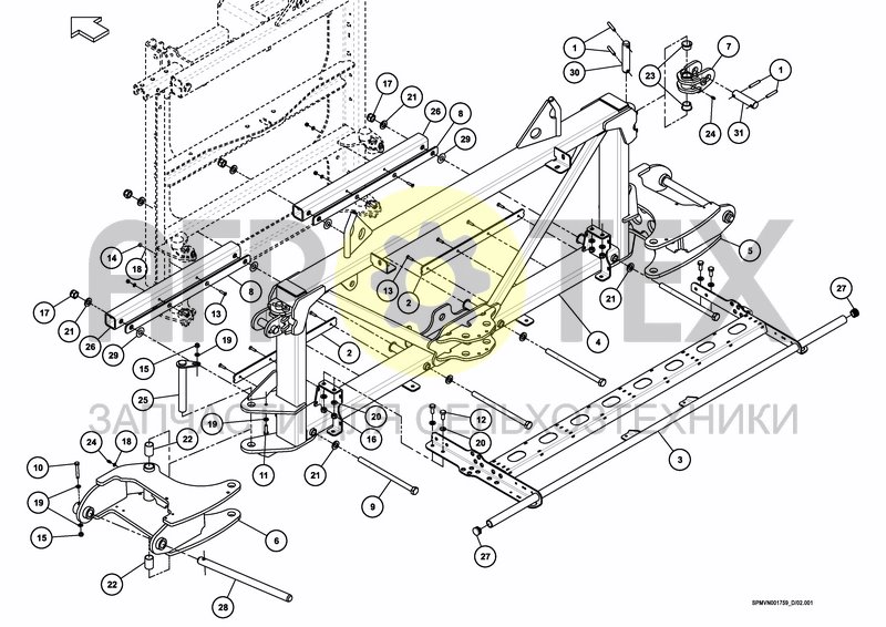 Чертеж MIDDLESECTION HC 24---30M