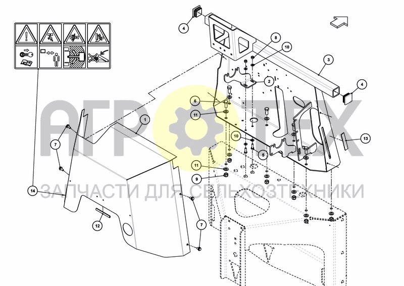 Чертеж LIFTFRAME HOSA 15M