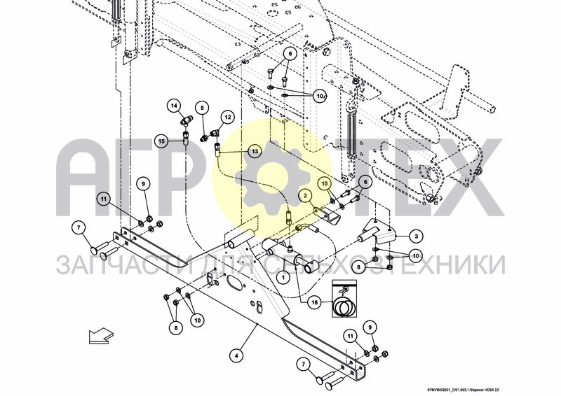 Чертеж SLOPE CORRECTION HOSA EC