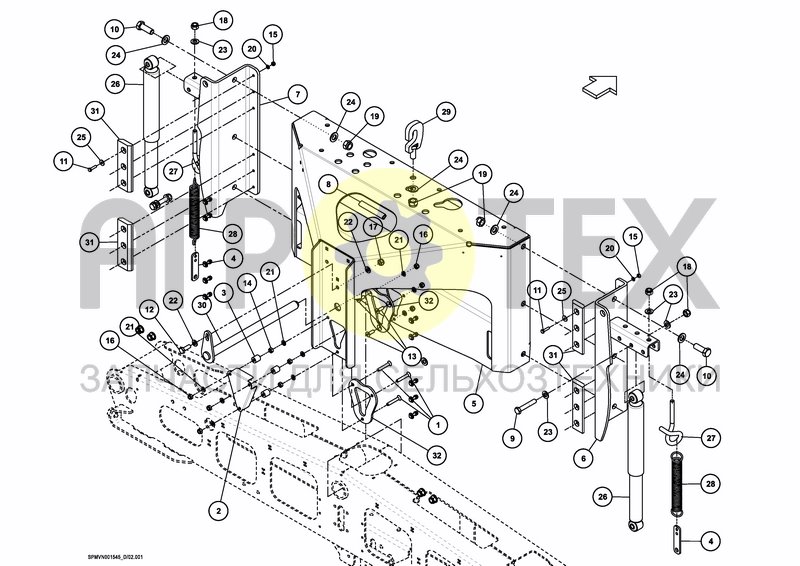 Чертеж LIFTFRAME HOSA 15M