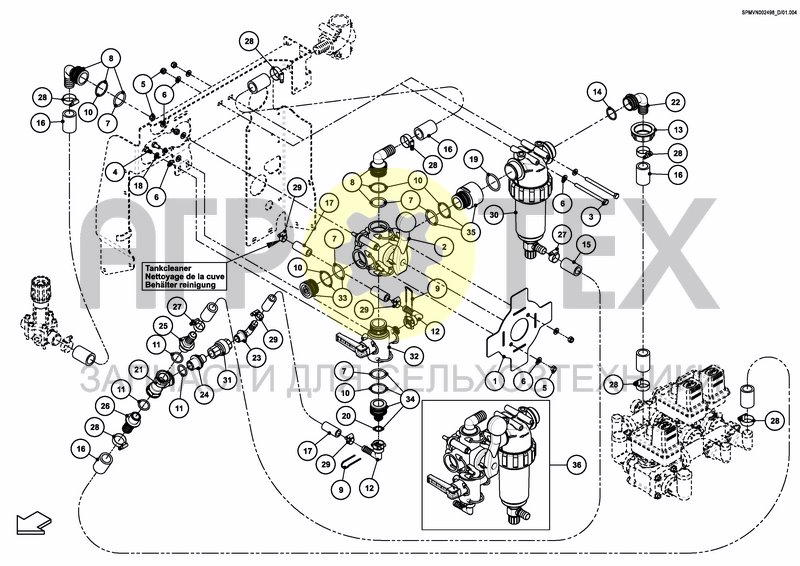 Чертеж VALVESET iXclean Comfort