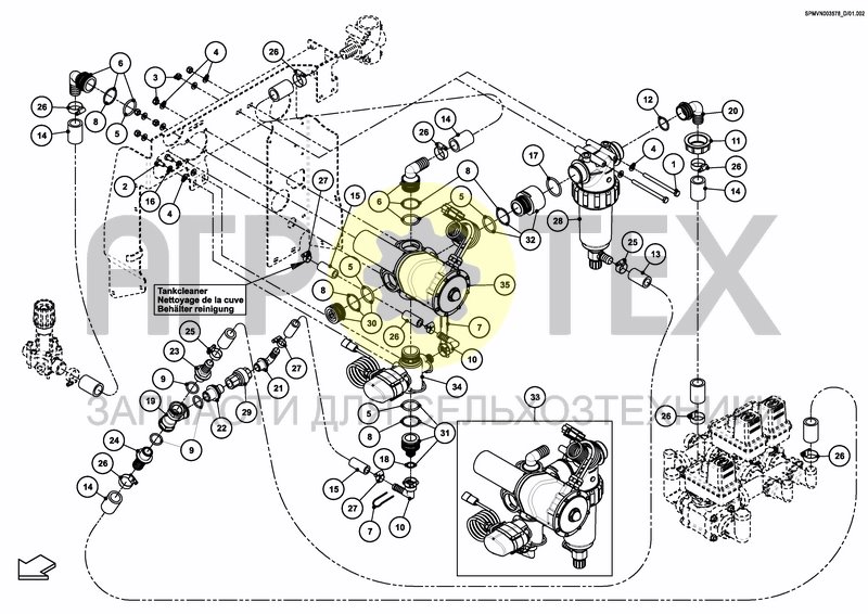 Чертеж VALVESET iXclean Pro