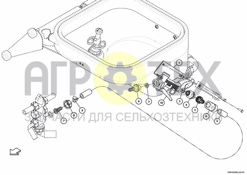 Чертеж SPRAYGUN MIXTANK