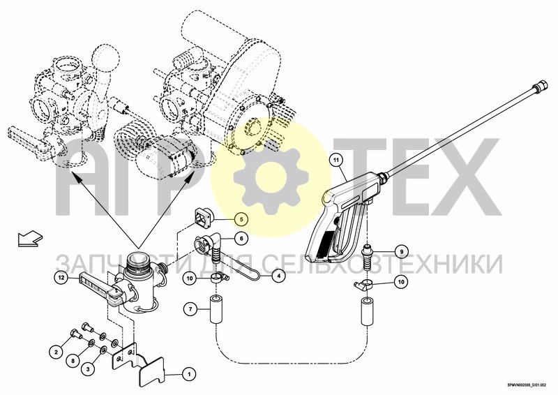 Чертеж SPRAYGUN