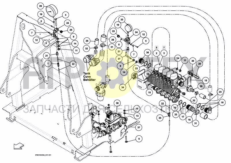 Чертеж CONTROL SYSTEM EC 5/7