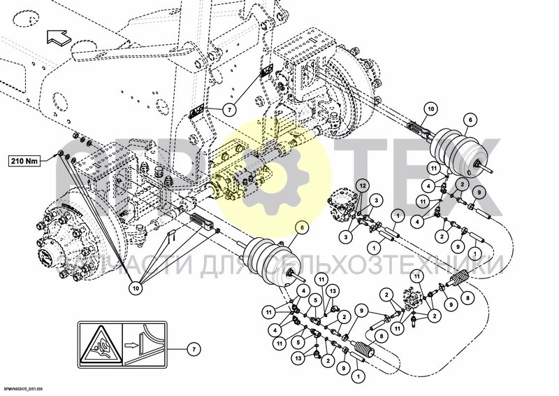 Чертеж AIR BRAKE