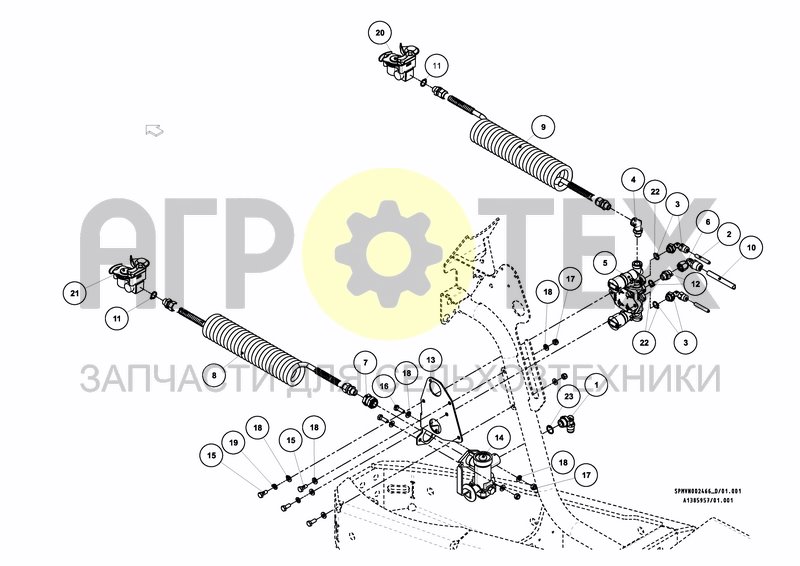 Чертеж AIR BRAKE