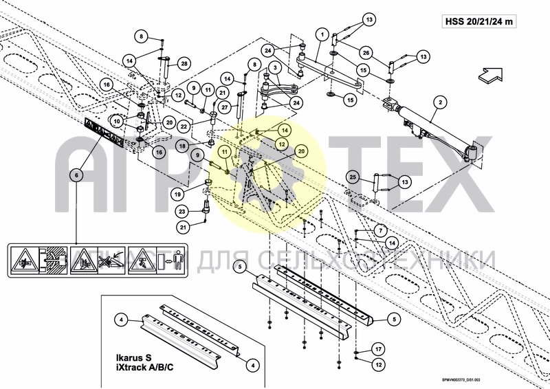 Чертеж SPRAYBOOM HSS 18---24m [2PF]