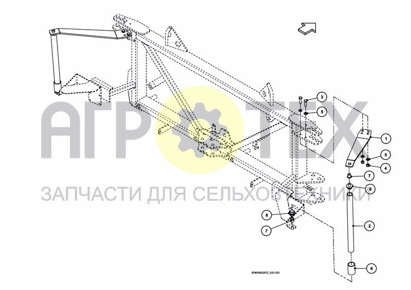 Чертеж SPRAYBOOM HSS 24m [2PF]