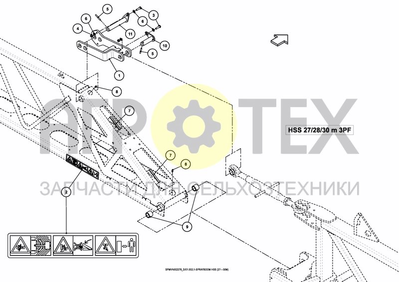 Чертеж SPRAYBOOM HSS 27---30m [3PF]