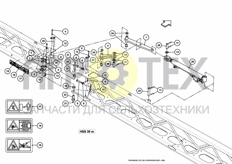 Чертеж SPRAYBOOM HSS 27---30m [3PF]