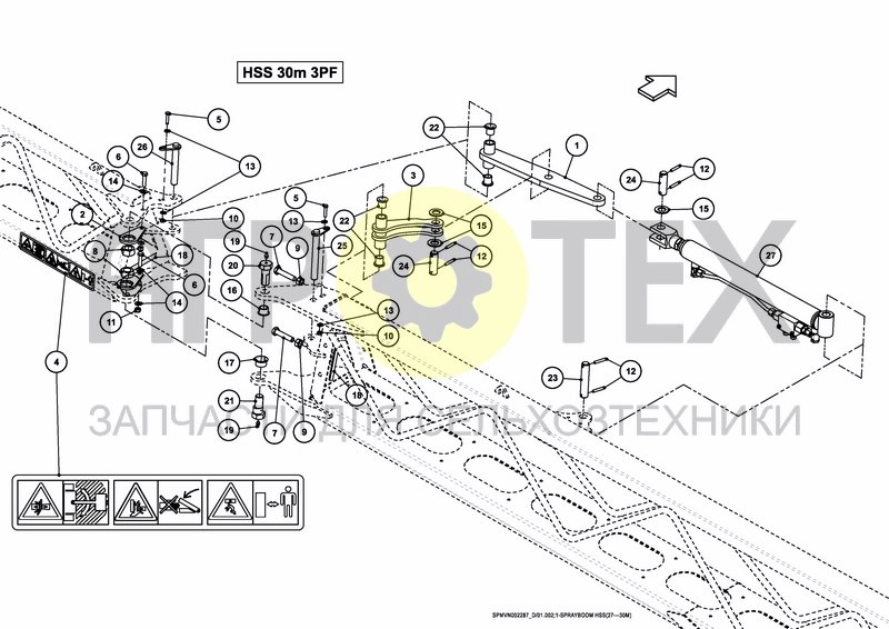 Чертеж SPRAYBOOM HSS 27---30m [3PF]