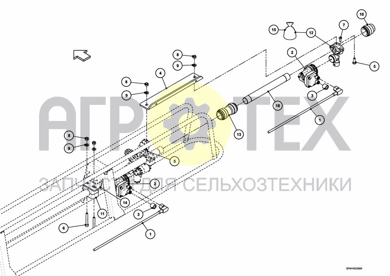 Чертеж BORDER NOZZLE ELECTRIC