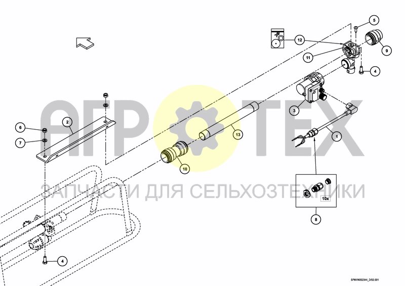 Чертеж VERGE NOZZLE ELECTRIC