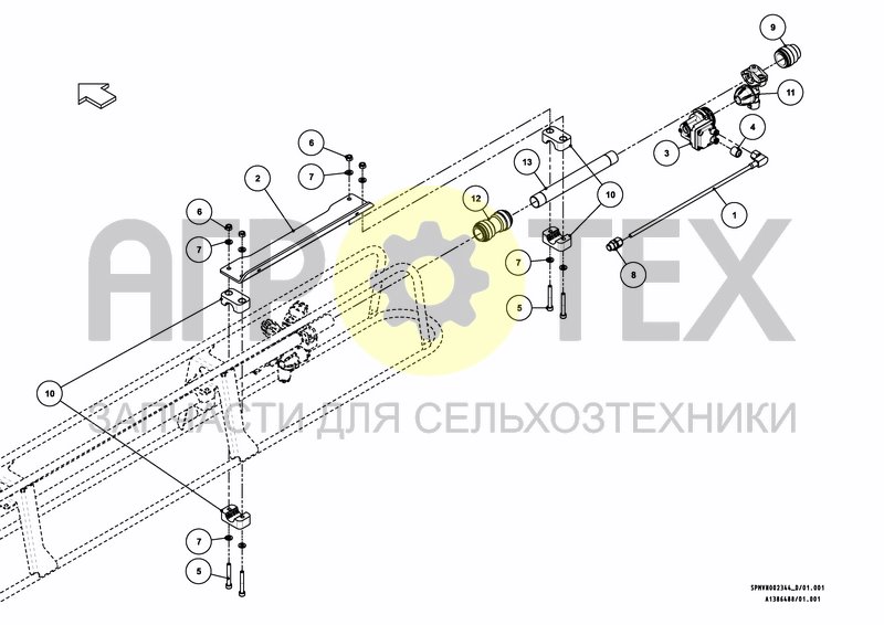 Чертеж VERGE NOZZLE HC/HOSA ELECTRIC