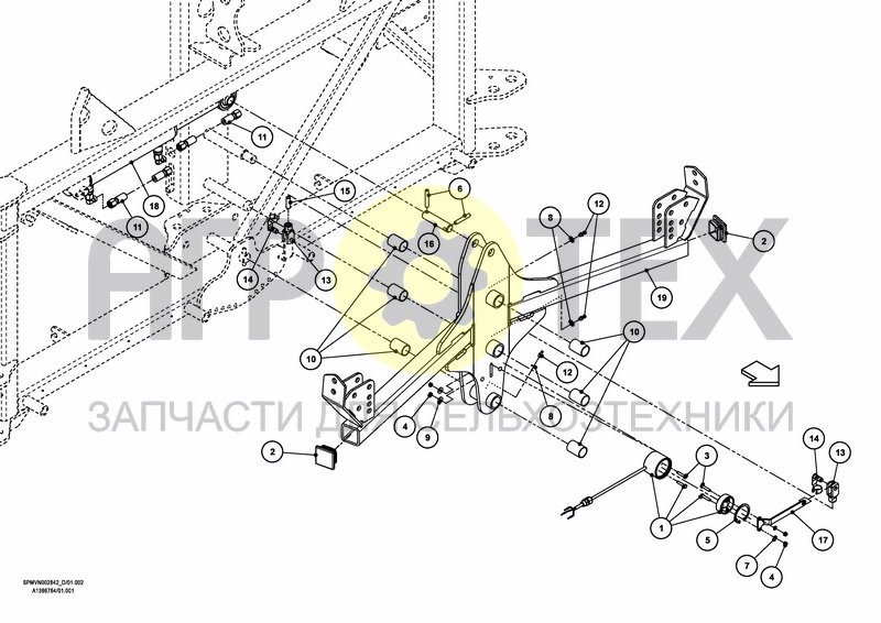 Чертеж LIFTFRAME+MIDDLESECTION HSS 18---24m [2PF]