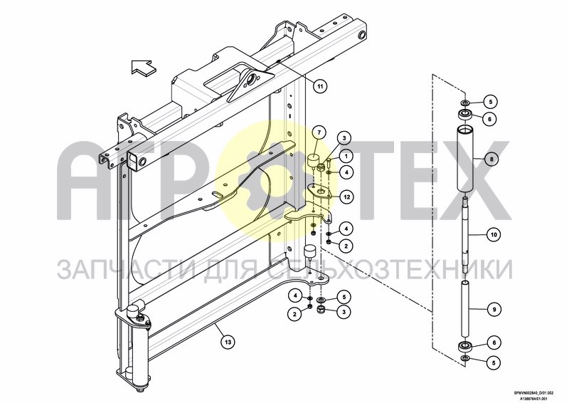 Чертеж LIFTFRAME+MIDDLESECTION HSS 18---24m [2PF]