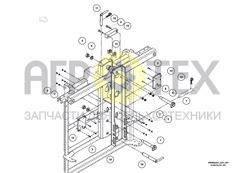 Чертеж LIFTFRAME+MIDDLESECTION HSS 18---24m [2PF]