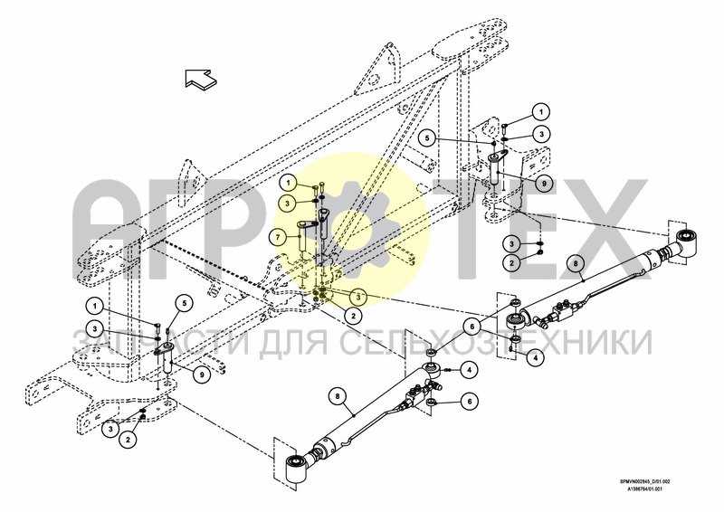 Чертеж LIFTFRAME+MIDDLESECTION HSS 18---24m [2PF]