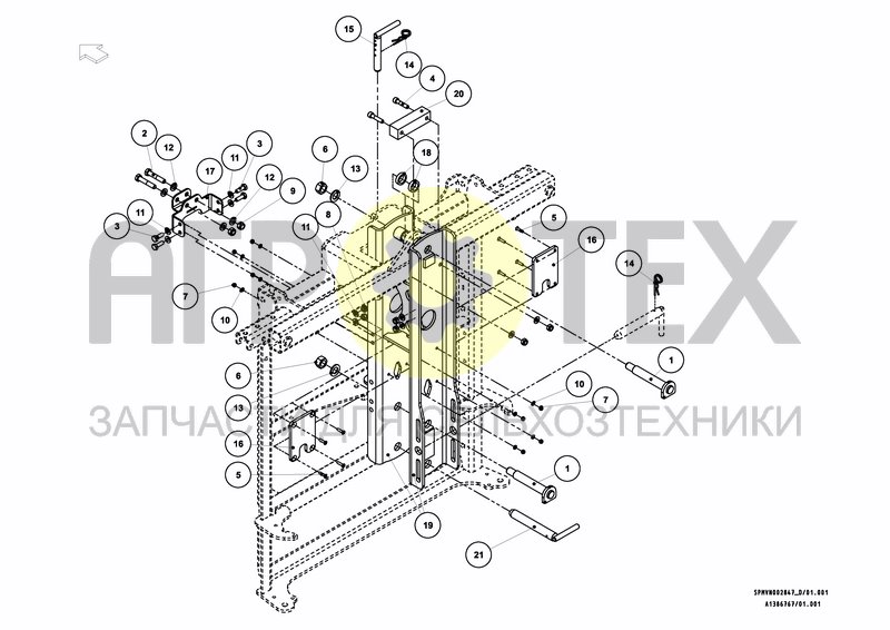 Чертеж LIFTFRAME+MIDDLESECTION HSS 27---30m [3PF]