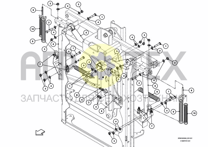 Чертеж LIFTFRAME+MIDDLESECTION HSS 27---30m [3PF]